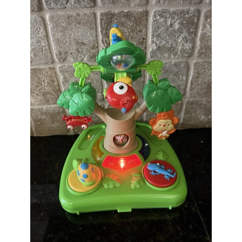 Fisher Price Rainforest High Chair K2927 Music Lights Tray Toy •Replacement Part